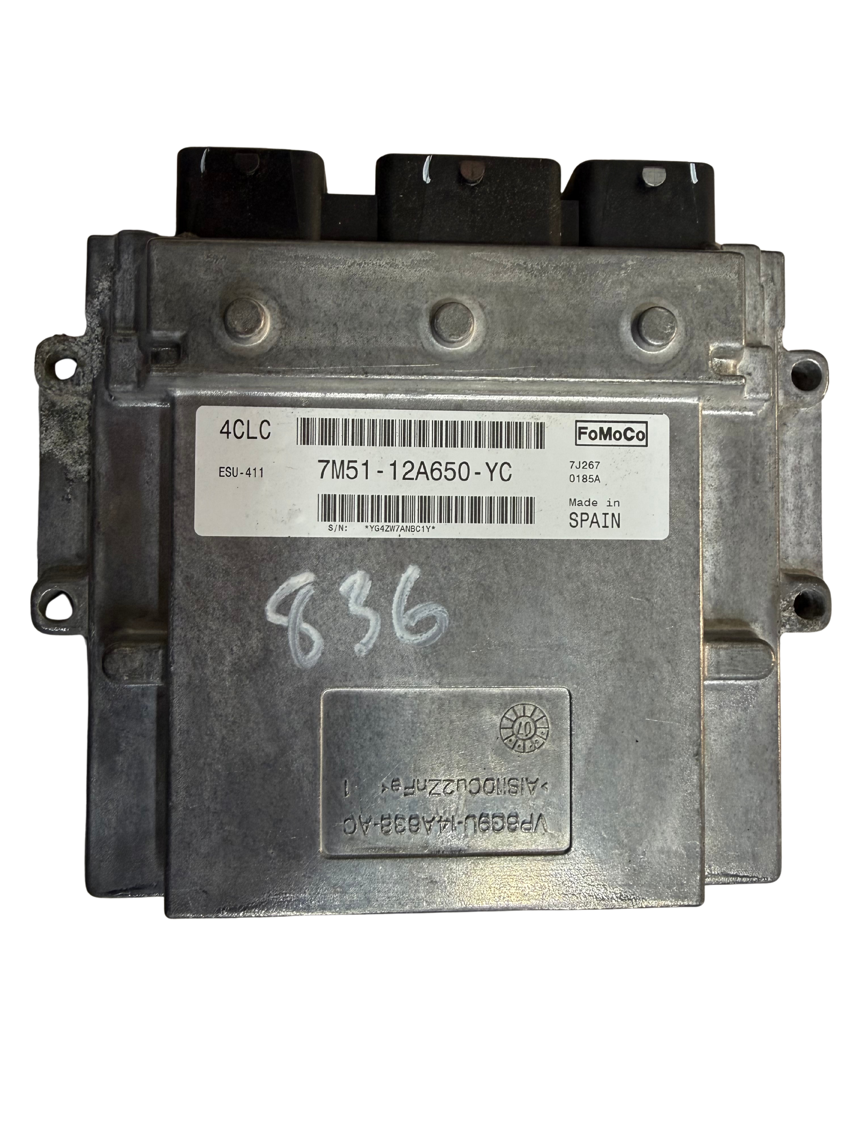 COMPUTADORA DE MOTOR FORD FOCUS 2.0 7M51-12A650-YC