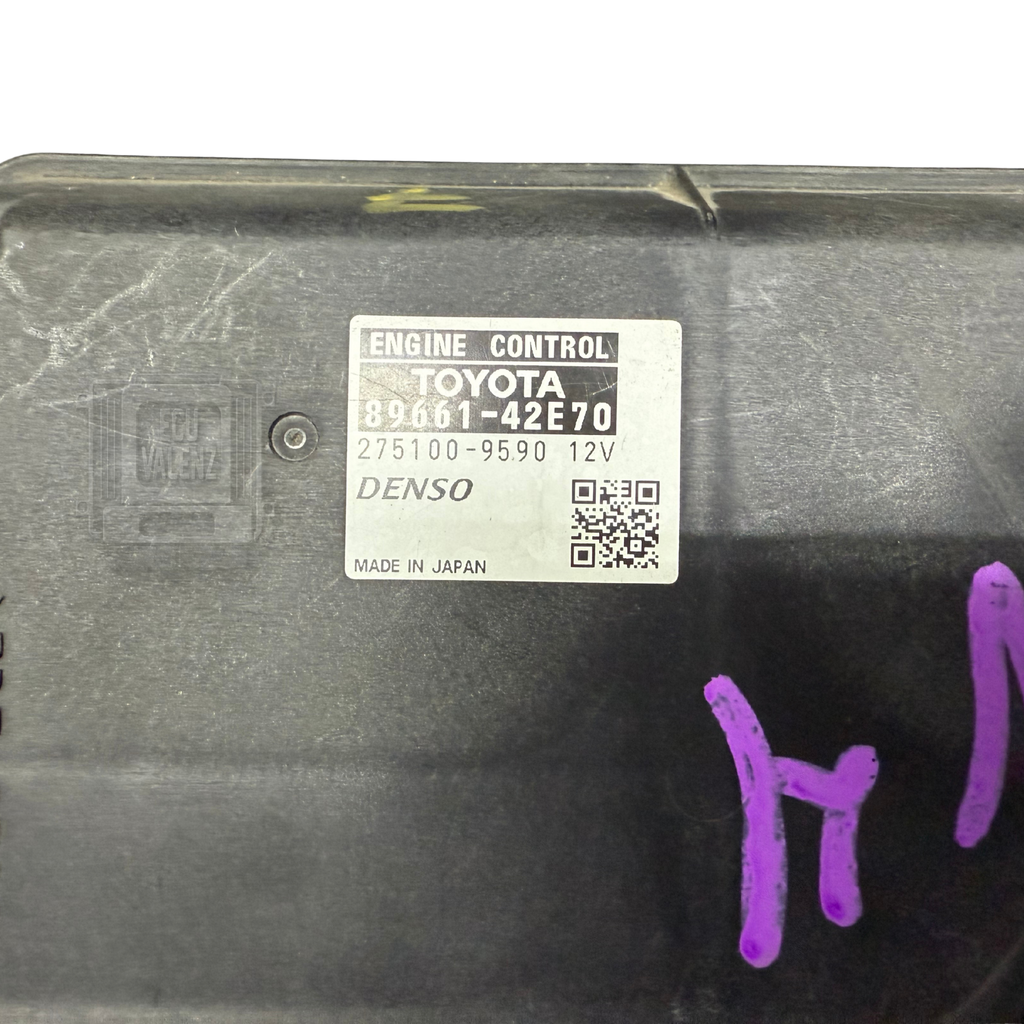COMPUTADORA DE MOTOR TOYOTA RAV4 89661-42E70