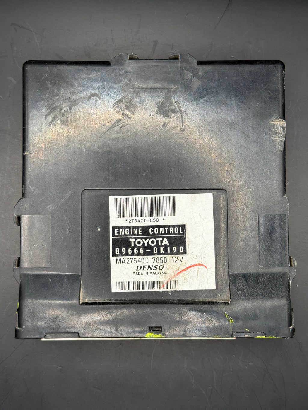 COMPUTADORA DE MOTOR TOYOTA HILUX 2013 89666-0K190